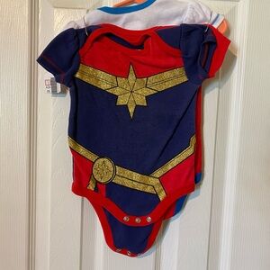 Baby Girl Marvel Superhero Bodysuit Set of 3